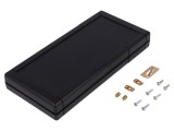 Carcasă Universală TEKBOX ABS Neagră 94x200x25 mm