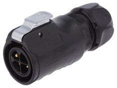 Conector circular mufă 4 pini aurit