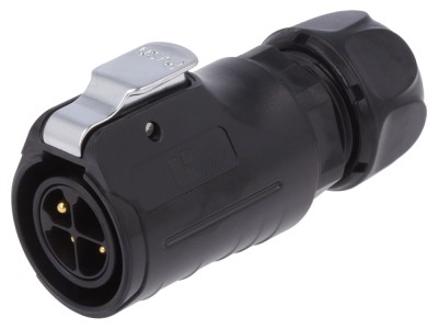 Conector Circular Mufă 4 PIN Aurit 20A foto