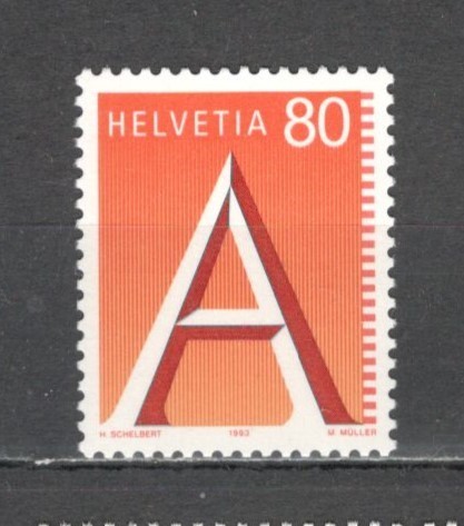 Elvetia.1993 A-Post DH.188