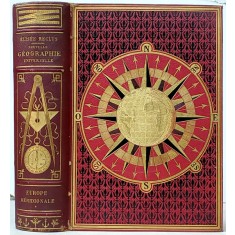 ELISEE RECLUS, GEOGRAPHIE UNIVERSALLE, EUROPE MERIDIONALE - PARIS, 1875