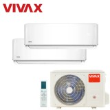 Aer Conditionat MULTISPLIT VIVAX ACP-14COFM40AERI ACP-09CH25AERI WHITE + ACP-12CH35AERI WHITE Dublu Split Inverter