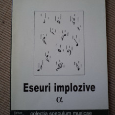 liviu danceanu eseuri implozive editura muzicala colectia speculum musicae 1998