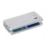 Husa Ultra Slim GLITTER Apple iPhone 6/6S Silver, Silicon