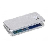 Husa Ultra Slim GLITTER Samsung G920 Galaxy S6 Silver