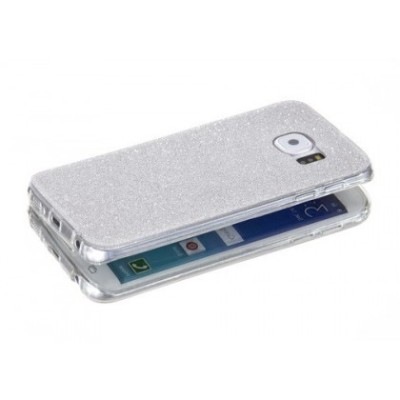 Husa Ultra Slim GLITTER Samsung G930 Galaxy S7 Silver foto