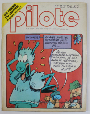 PILOTE , MENSUEL , REVISTA CU BENZI DESENATE , TEXT IN LB. FRANCEZA , NR. 35 ,AVRIL ,1977 foto