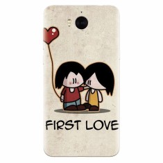 Husa silicon pentru Huawei Y6 2017, First Love Great Lock Screen foto
