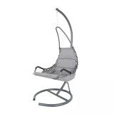 Cumpara ieftin Fotoliu suspendat, 1 persoana, Segovia, structura metal, gri