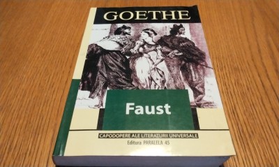 FAUST (tragedie) - Johann W. Goethe - Mihail Nemes (traducere) - 2008, 518 p. foto