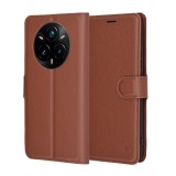 Husa Realme 14 Pro+ Asteroid GSM Leather Folio, maro