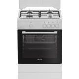 Aragaz Arctic ABGM6600L, 4 arzatoare, Gaz, L 60 cm, alb