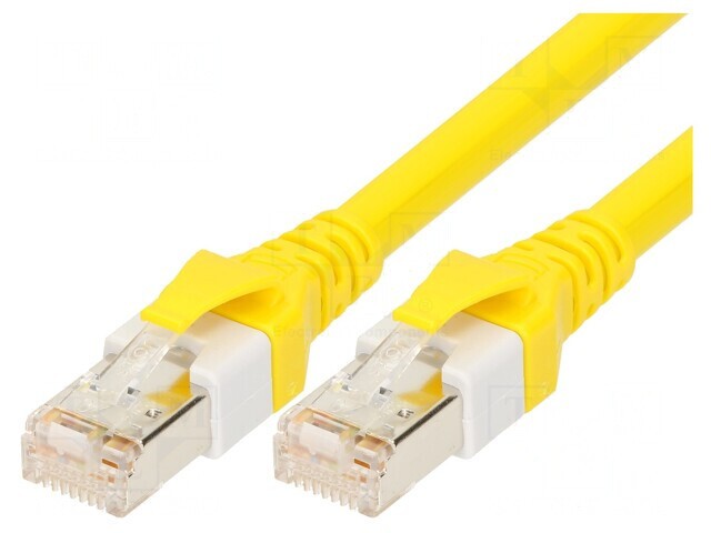 Patch Cord Ethernet Galben 1m Cat5e Cu LSZH