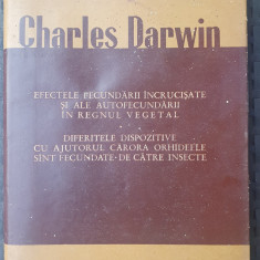 Charles Darwin, efectele fecundarii incrucisate si ale autofecundarii, 1964