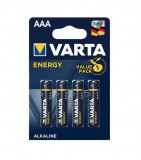 Baterie Varta Energy AAA R3 1,5V alcalina set 4 buc.