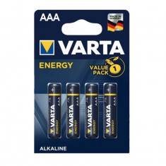 Baterie Varta Energy AAA R3 1,5V alcalina set 4 buc.