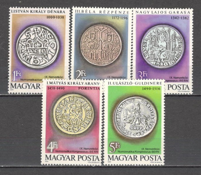 Ungaria.1979 Congres international de numismatica Berna XU.299