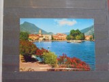 ITALIA - LAGO DI GARDA - RIVA - PANORAMA - 1966 - CIRCULATA, TIMBRATA -