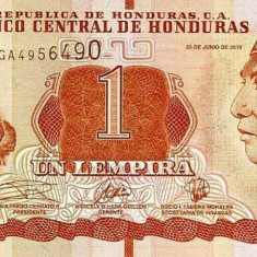 HONDURAS █ bancnota █ 1 Lempira █ 2019 █ P-96 █ UNC █ necirculata