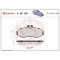 Placute frana Mercedes V-Class (638/2) 02.96-07.03, Vito Box (W638) 03.97-07.03, Vito Bus (W638) 02.96-07.03, Fata, BREMBO