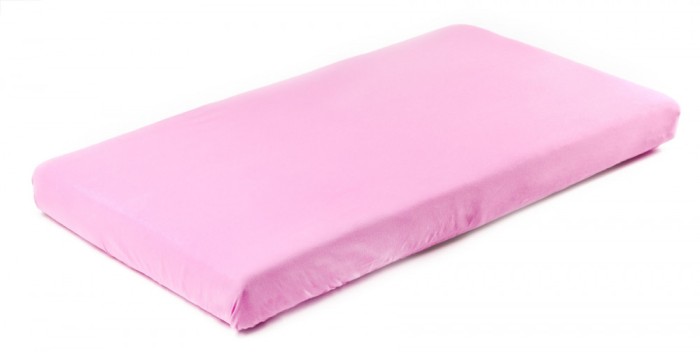 Cearsaf de bumbac jersey cu elastic Sensillo 140x70 cm Roz