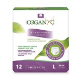 Lenjerie intima de protectie pentru incontinenta urinara, 12 bucati, marimea L, Organyc