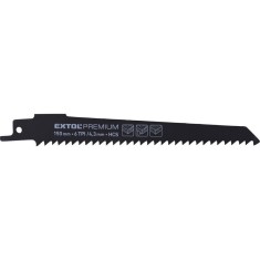 EXTOL PREMIUM set panze fierastrau sabie, 3 buc., prindere Bosch, 150 mm, 6T, HCS, pentru lemn, plastic foto