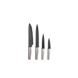 Set 4 cutite model marmura, maner ergonomic, otel inoxidabil, Oem