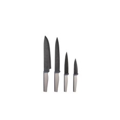 Set 4 cutite model marmura, maner ergonomic, otel inoxidabil foto