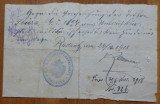 Document oficial austriac din Bucovina , Radauti , Noiembrie , 1918