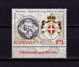 Cumpara ieftin RO 2012 ,LP 1961 ,&quot;Ordinul de Malta-heraldica &quot;, serie+tab ( pot diferi ! ),MNH, Religie, Nestampilat