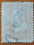 U.S.A-(1870-..)-''Timbru f vechi-l USA -Pres. WASINGTON- din primele . emisiuni ''-stamp.--Vezi-Scan