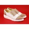 Pantofi dama din piele naturala de culoare bej - ROV4BB