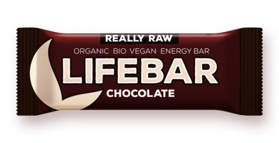 Lifebar Baton cu Ciocolata Raw Bio Lifefood 47gr foto