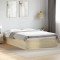 vidaXL Cadru de pat, stejar sonoma, 120x190 cm, lemn prelucrat 3281044