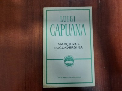 Marchizul de Roccaverdina de Luigi Capuna foto