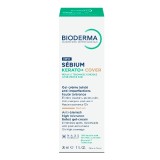 Gel crema nuantator anti-imperfectiuni Sebium Kerato+ Cover, 30 ml, Bioderma