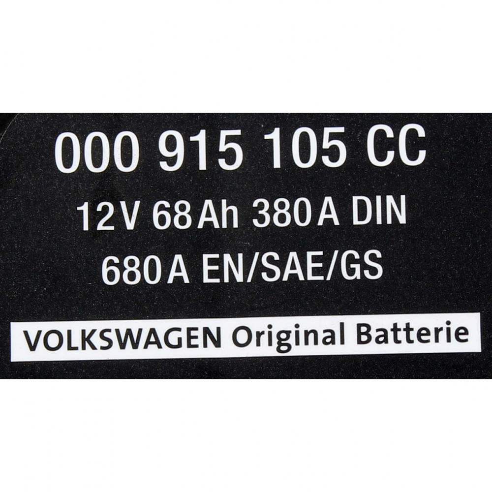 Baterie Oe Volkswagen 68Ah AGM Start-Stop 380 / 680A 7P0915105 /  000915105CC, 60 - 80 | Okazii.ro