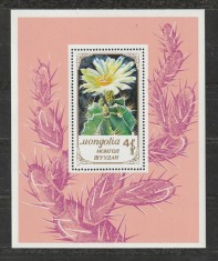 Mongolia 1989 - #512 Cactusi - S/S 1v MNH