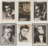 Actori romani anii &#039;60 - Lot 6 fotografii de colectie editate de COOP Fotografia, Alb-Negru, Romania de la 1950, Arta