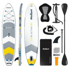 Placa SUP Rebel Active &ndash; Aventura, Relaxare si Libertate pe Apa, Tehnologie drop-stitch, Alb