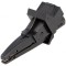 Bornă crocodil 20A 1kVDC neagră pentru cablu max. 25mm