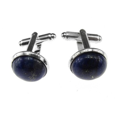 Butoni camasa cu lapis lazuli 12 mm foto