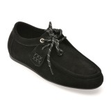 Mocasini GRYXX negri, 3157, din piele intoarsa