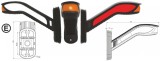Cumpara ieftin Lampa gabarit LED NEON cu semnalizare dinamica 24V