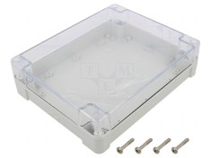 Carcasă Universală 190x240x60mm cu Bucșă din Alamă ABS-PC