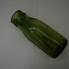 Sticla Sana 250 ml, verde inchis, perioada comunista