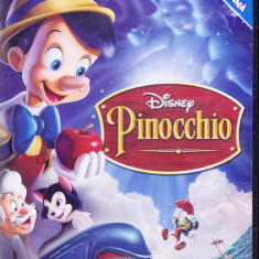 DVD animatie: Pinocchio ( original, stare foarte buna; dublat romana )