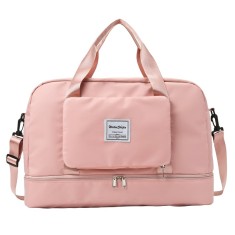 Geanta pliabila, flippy, pentru voiaj, buzunare multiple, de mana, impermeabila, material textil, capacitate 8 kg, dimensiune deschisa 42x28x10 cm, ro
