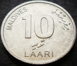 Cumpara ieftin Moneda exotica 10 LAARI - I-le MALDIVE, anul 2012 *cod 650 B = UNC, Asia